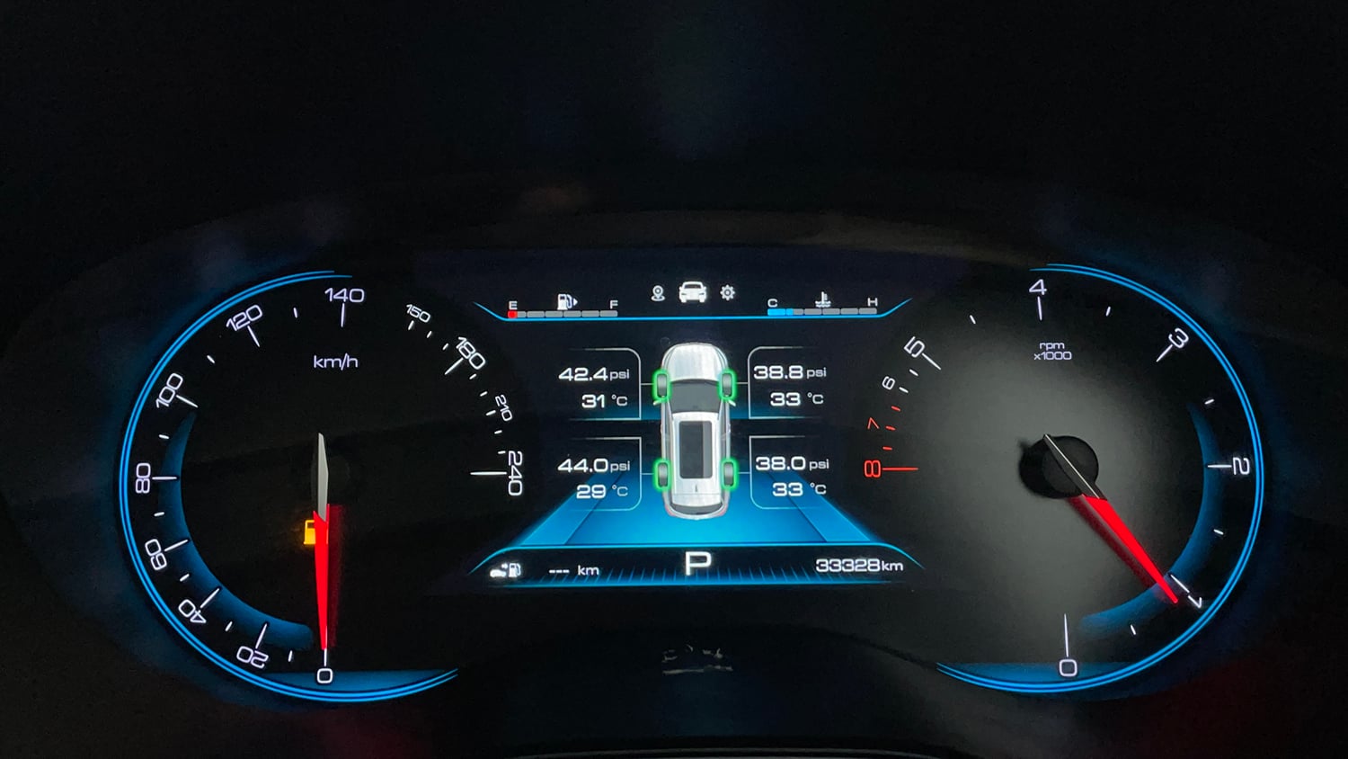 Used 2021 MG Motors Hector Sharp 1.5 Petrol CVT Petrol Automatic interior CLUSTERMETER VIEW