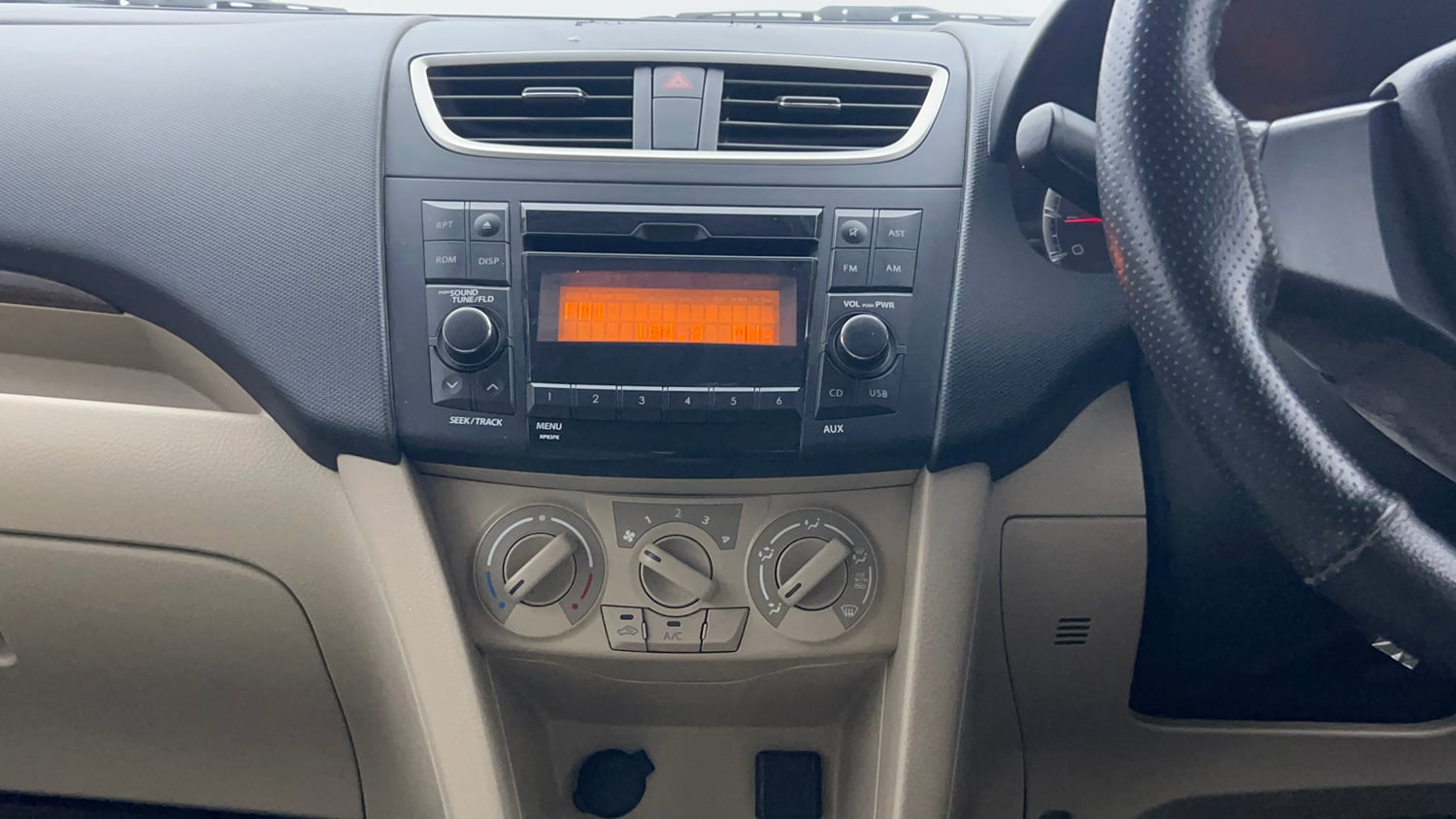 Used 2016 Maruti Suzuki Swift Dzire VXI Petrol Manual interior MUSIC SYSTEM & AC CONTROL VIEW