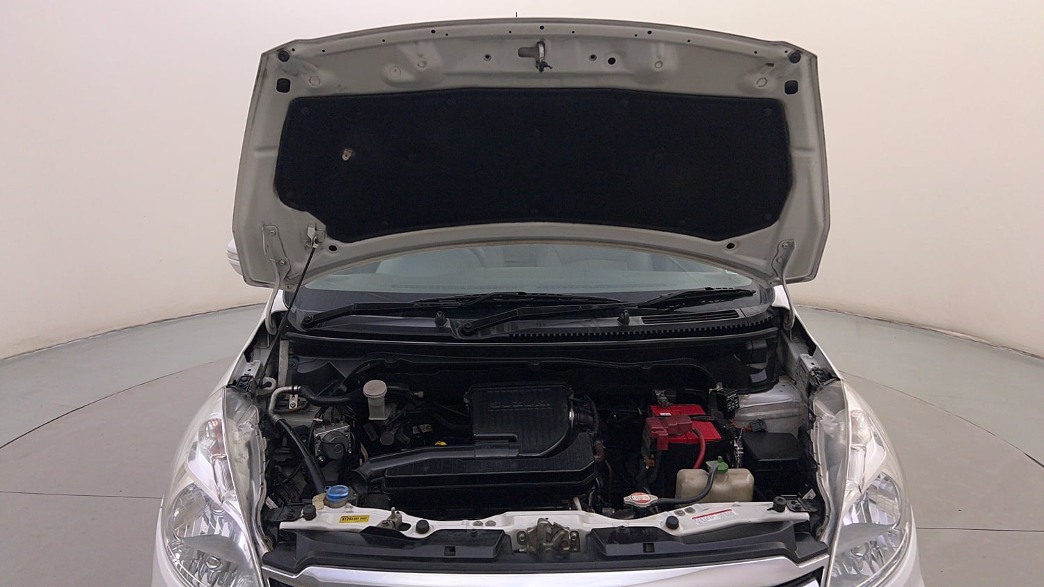Used 2016 Maruti Suzuki Ertiga ZXI Petrol Manual engine ENGINE & BONNET OPEN FRONT VIEW