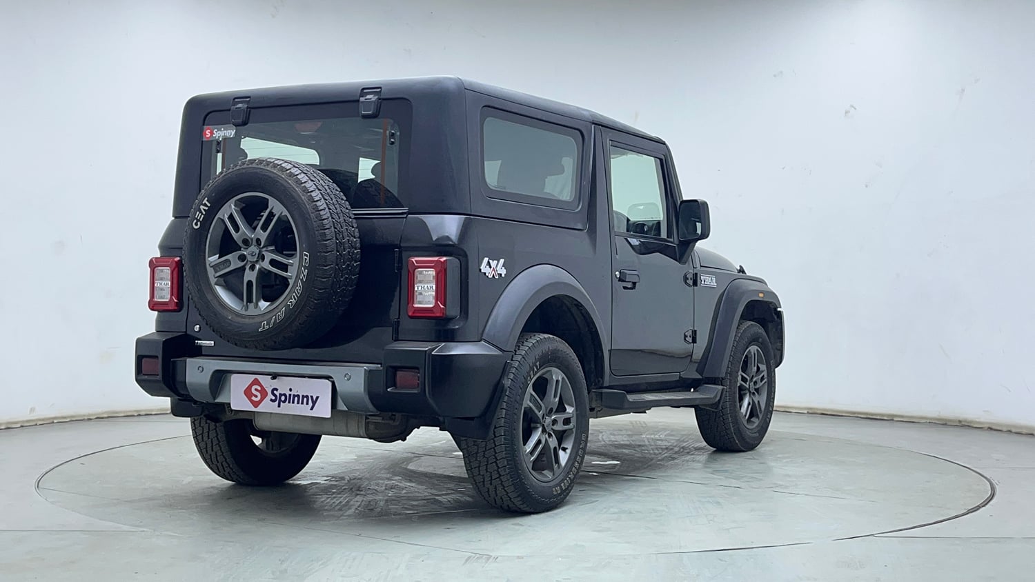 Used 2022 mahindra Thar LX Hard Top Petrol AT 4WD Petrol Automatic exterior RIGHT REAR CORNER VIEW