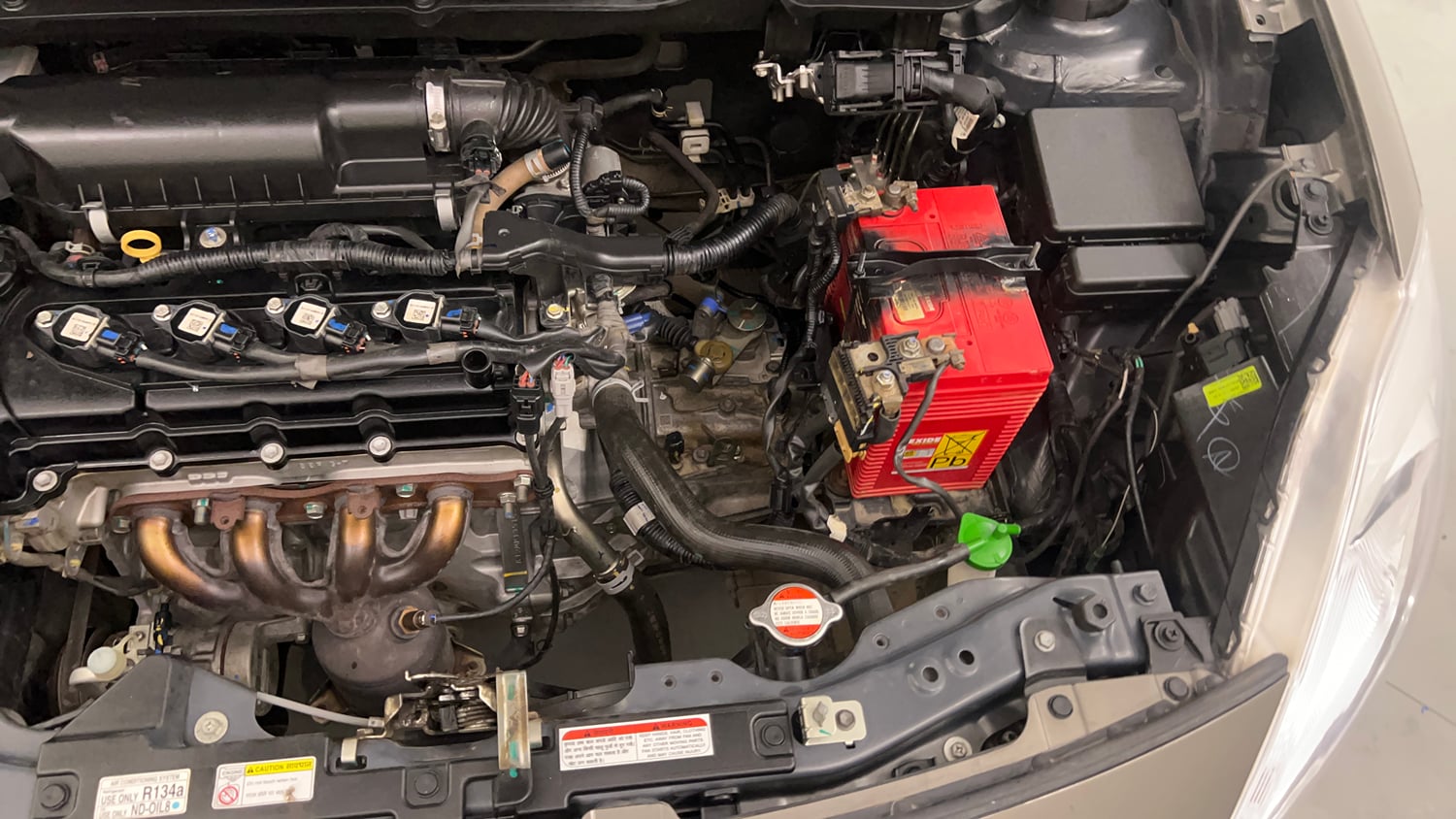 Used 2021 Maruti Suzuki Swift VXi Petrol Manual engine ENGINE LEFT SIDE VIEW