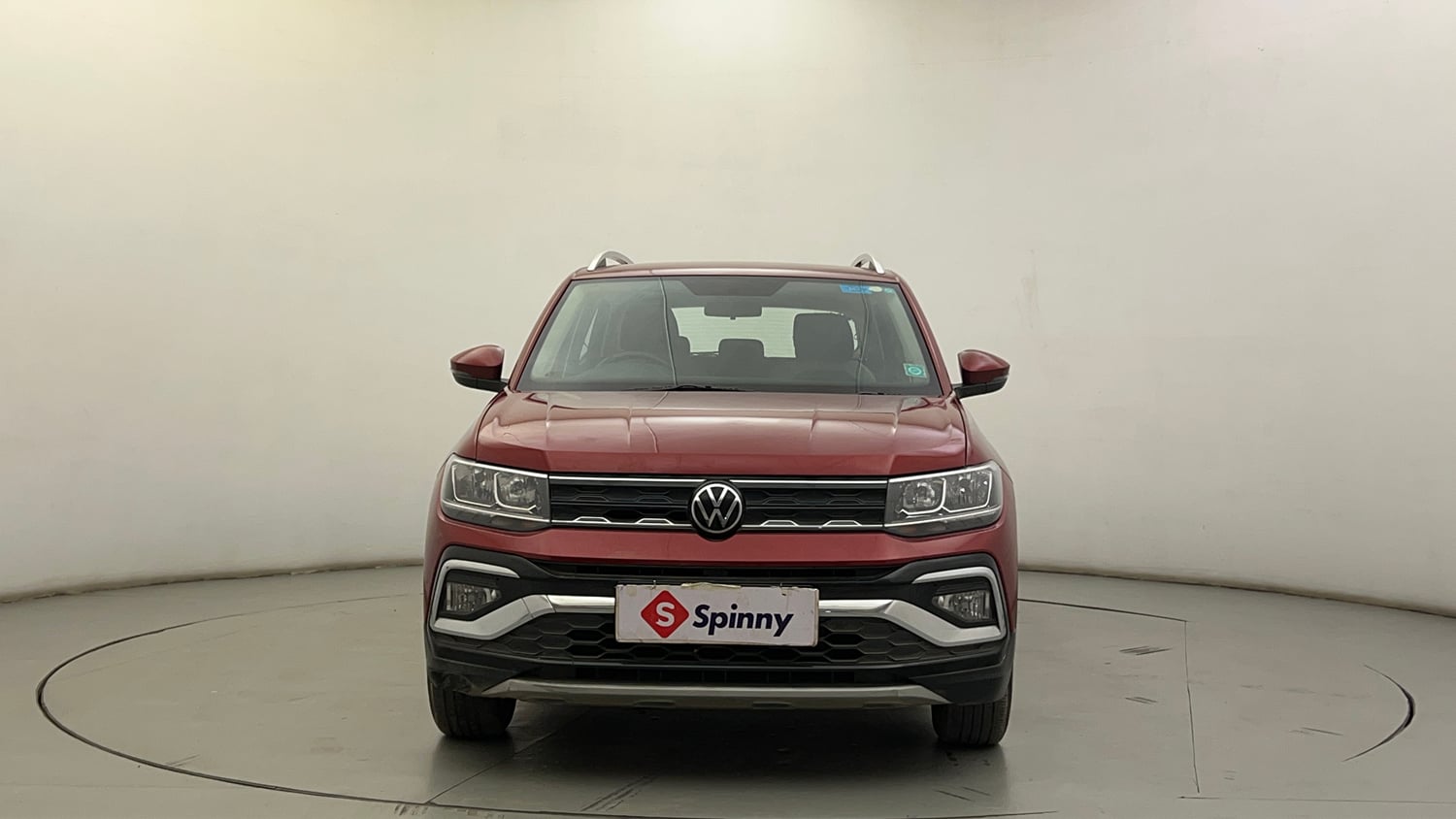 Used 2022 Volkswagen Taigun Highline 1.0 TSI AT Petrol Automatic exterior FRONT VIEW