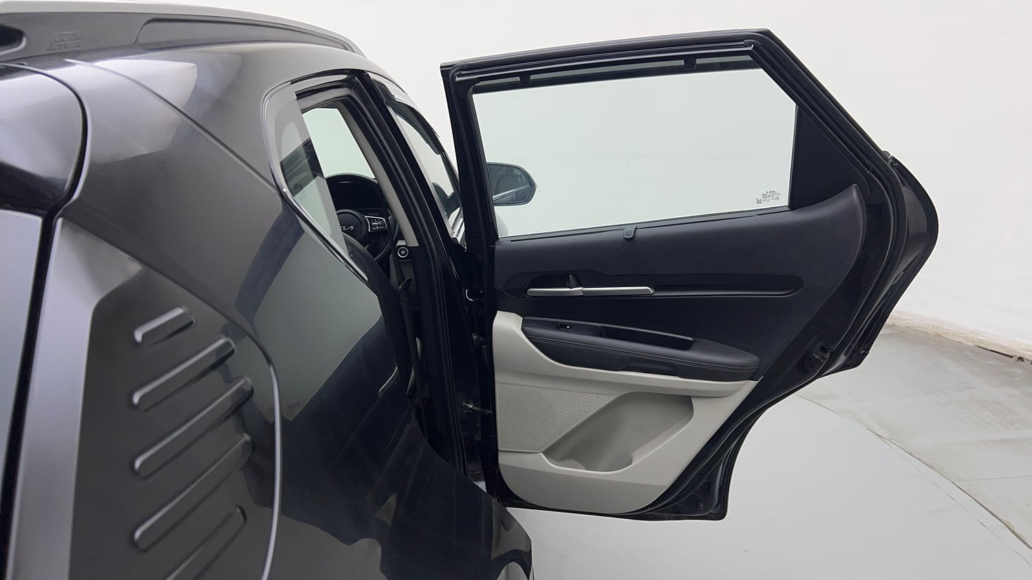 Used 2021 Kia Sonet HTX 1.0 iMT Petrol Manual interior RIGHT REAR DOOR OPEN VIEW