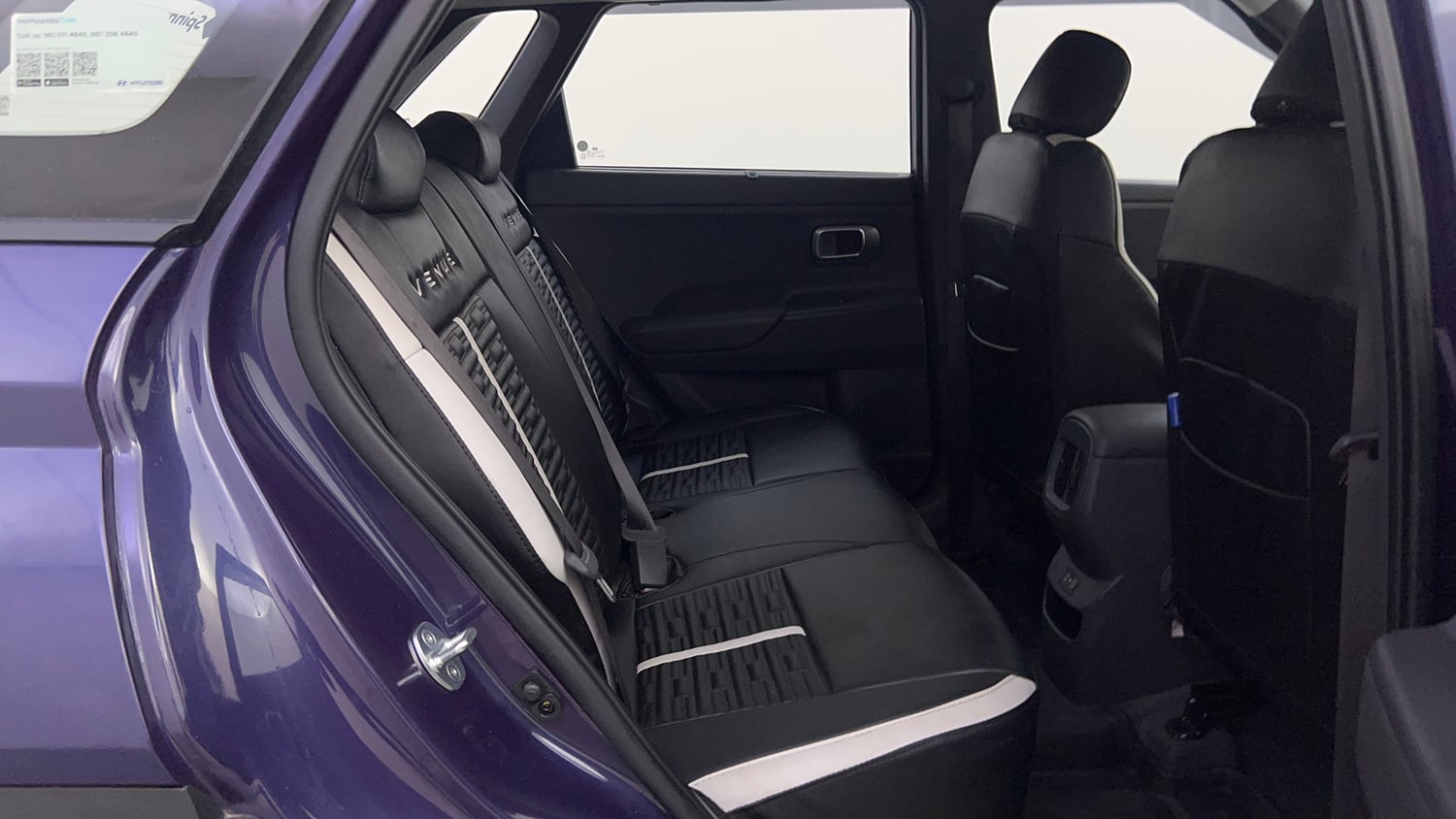 Used 2026 Hyundai Venue 1.2 Kappa Petrol MT HX 5+ Petrol Manual interior RIGHT SIDE REAR DOOR CABIN VIEW