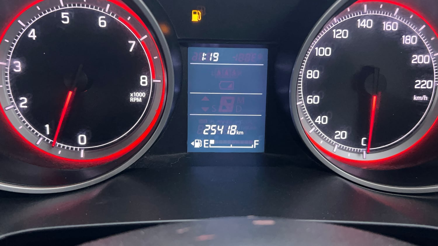 Used 2018 Maruti Suzuki Swift VXi Petrol Manual interior CLUSTERMETER VIEW