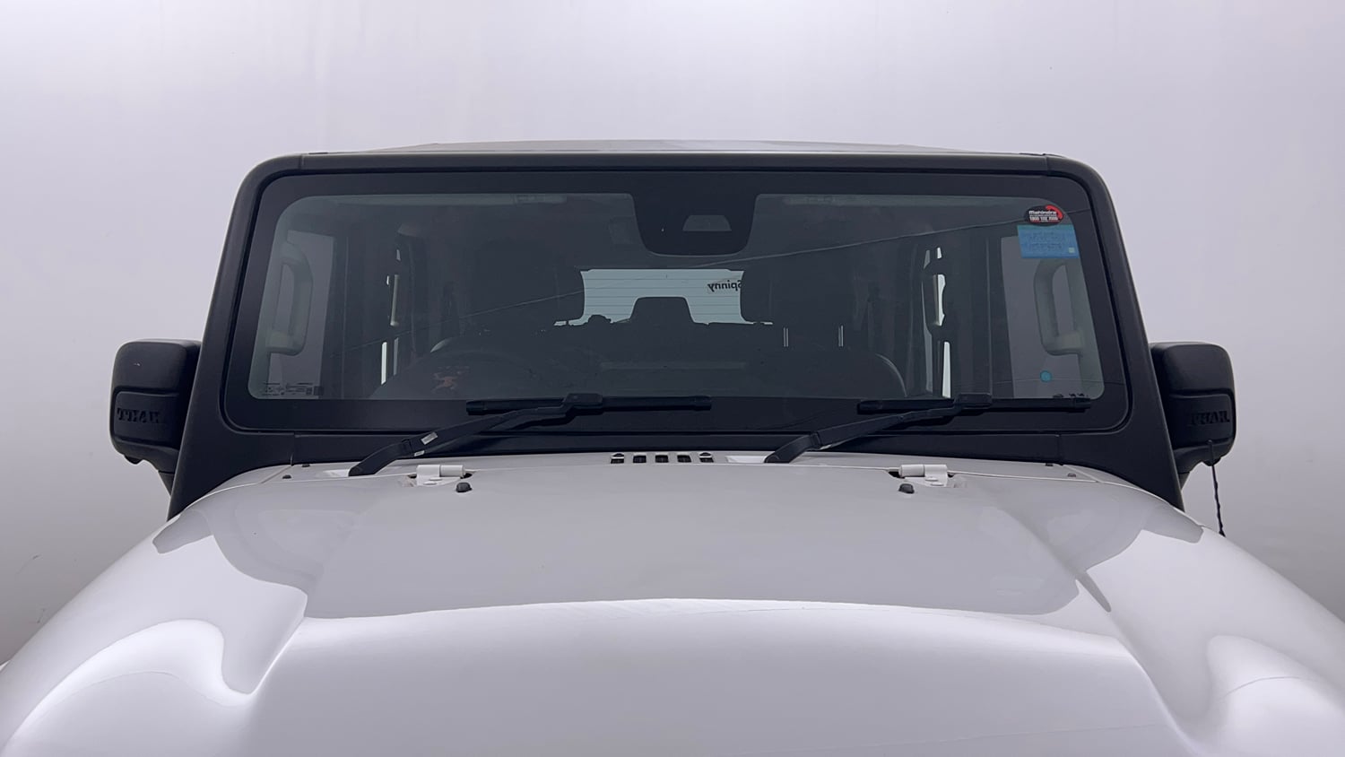 Used 2025 Mahindra Thar Roxx AX7 L Diesel AT 4WD Diesel Automatic exterior FRONT WINDSHIELD VIEW