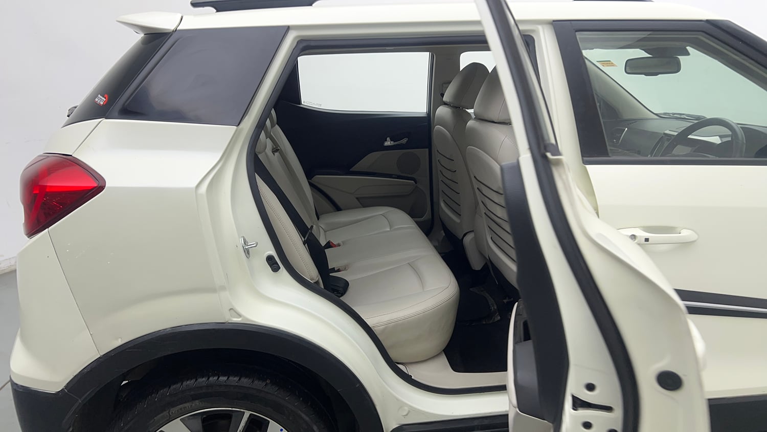 Used 2021 Mahindra XUV 300 1.5 W8 (O) Diesel Manual interior RIGHT SIDE REAR DOOR CABIN VIEW