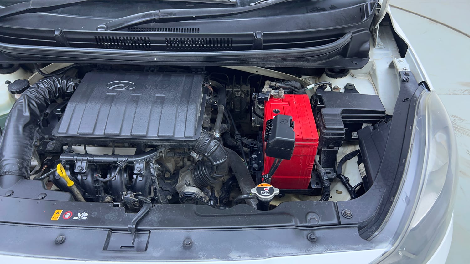 Used 2020 Hyundai Grand i10 Nios Sportz 1.2 Kappa VTVT Petrol Manual engine ENGINE LEFT SIDE VIEW