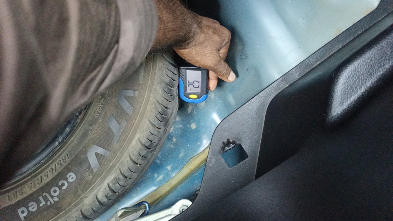 Used 2019 Maruti Suzuki Baleno Delta Petrol Manual tyres SPARE TYRE VIEW