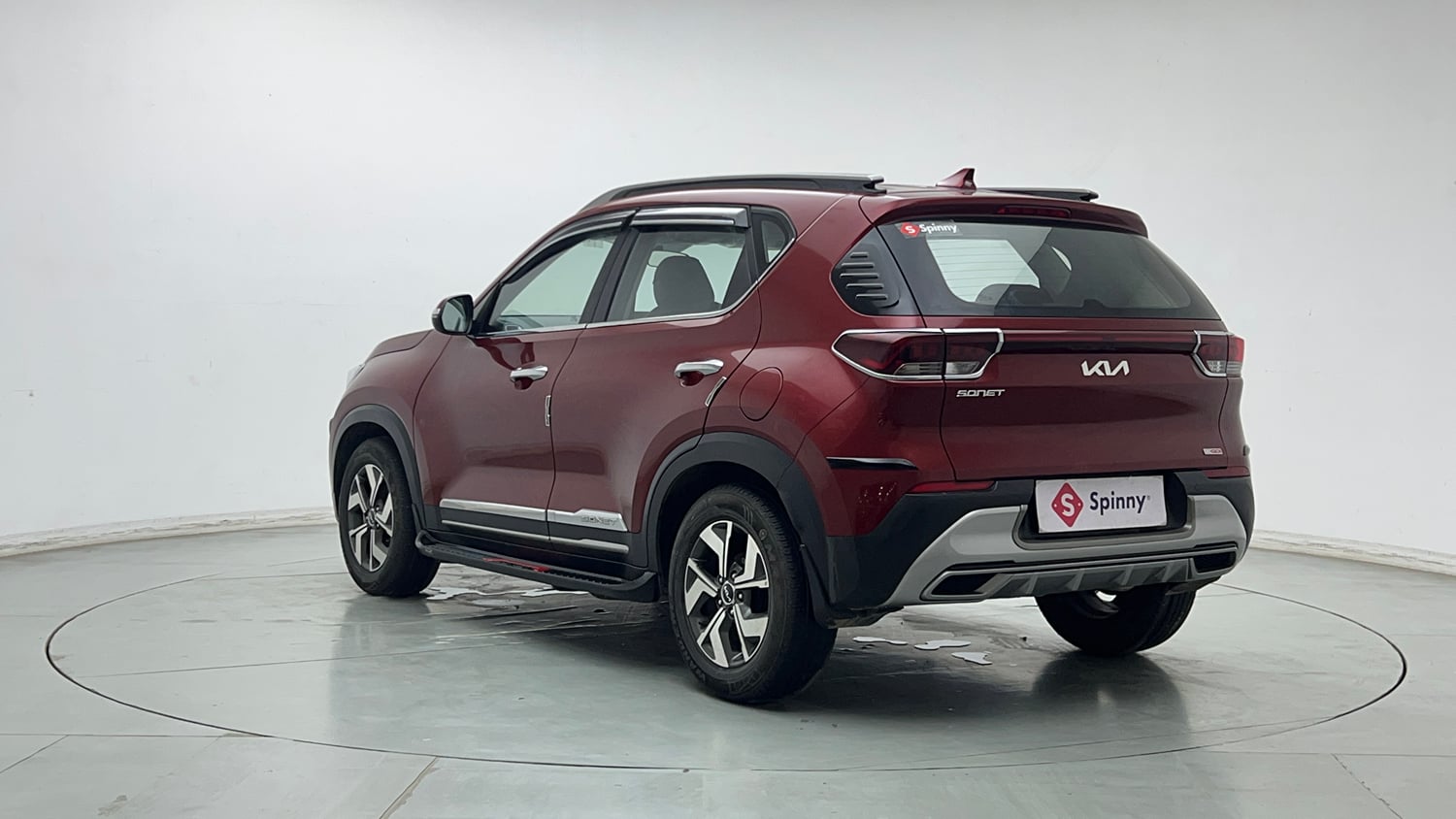 Used 2023 Kia Sonet HTX 1.0 iMT Petrol Manual exterior LEFT REAR CORNER VIEW