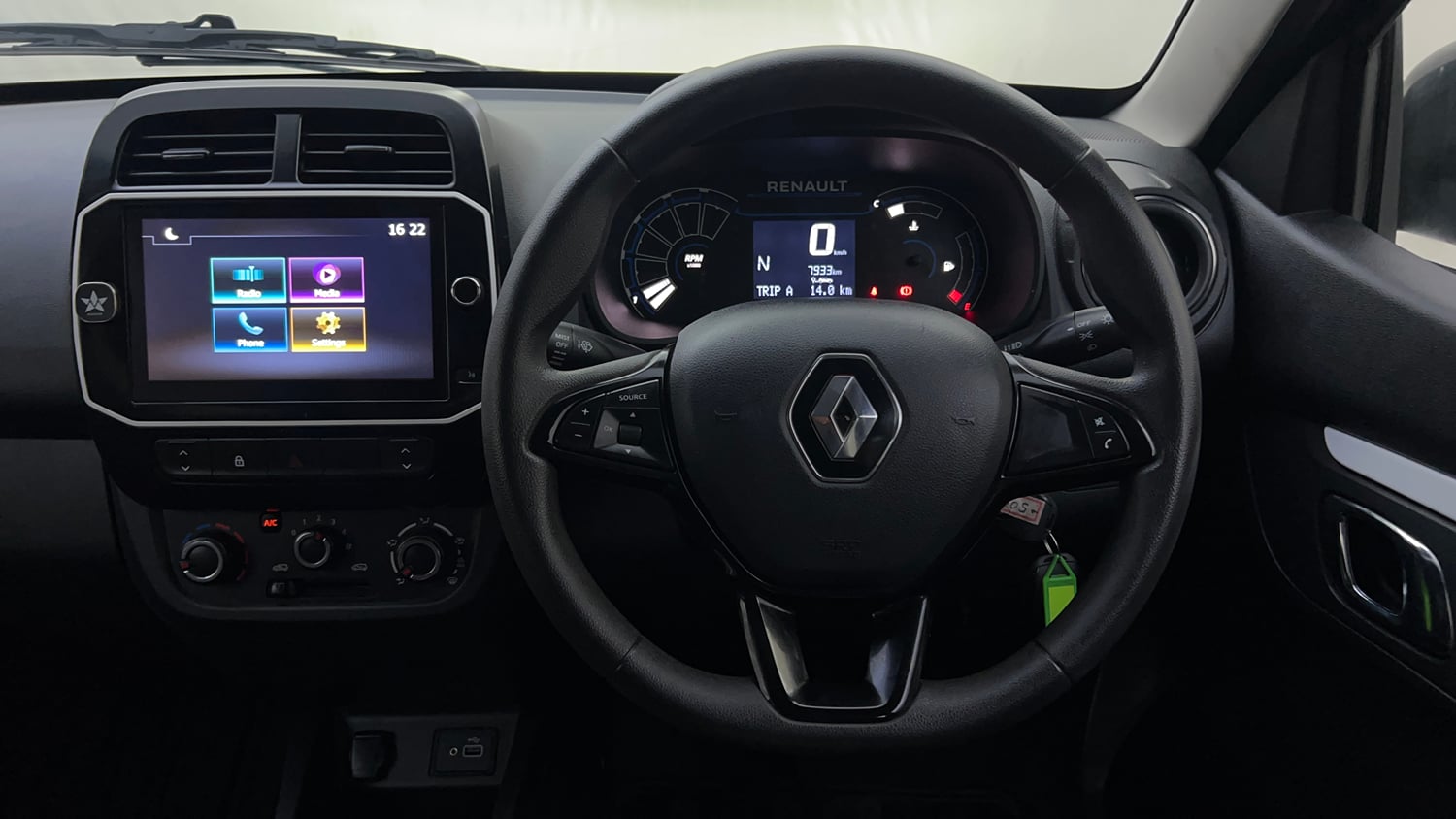 Used 2023 Renault Kwid CLIMBER AMT Urban Night Limited Edition Petrol Automatic interior STEERING VIEW