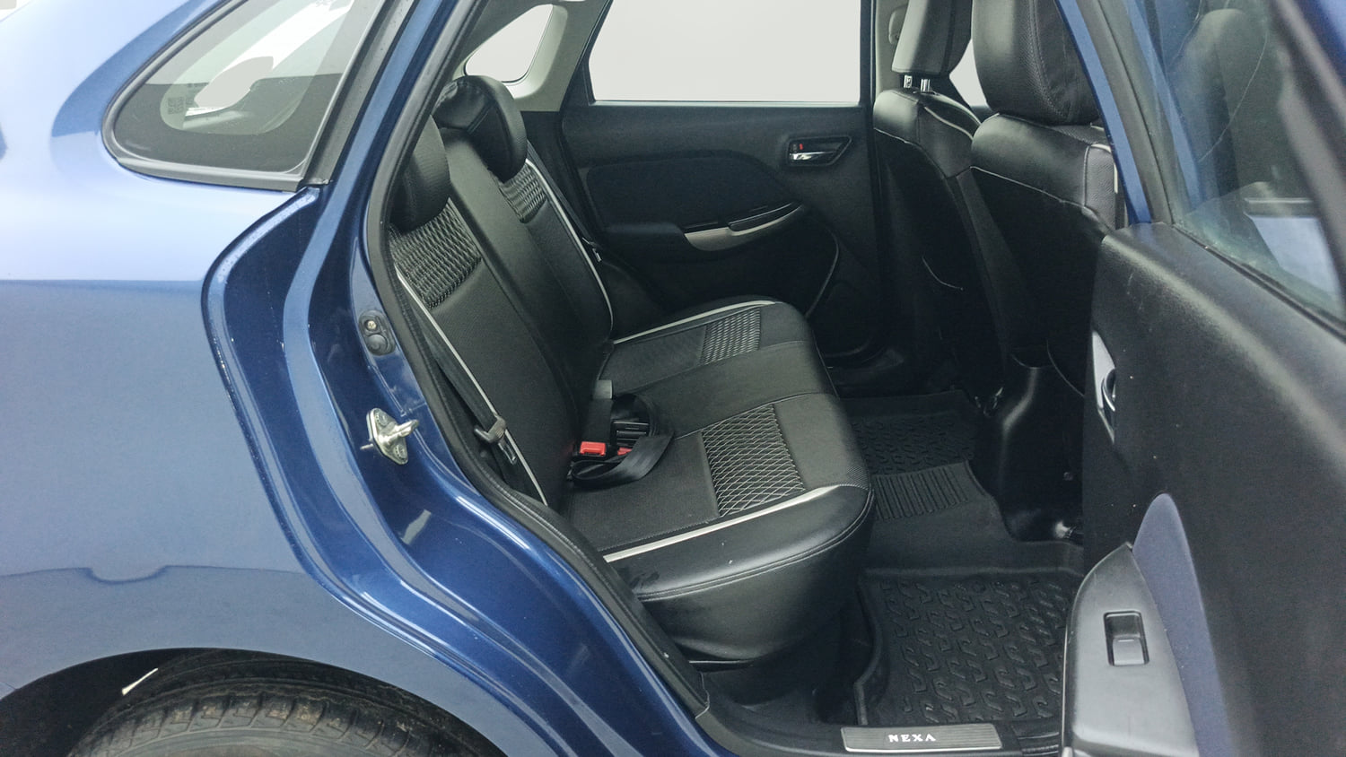 Used 2019 Maruti Suzuki Baleno Delta Petrol Manual interior RIGHT SIDE REAR DOOR CABIN VIEW