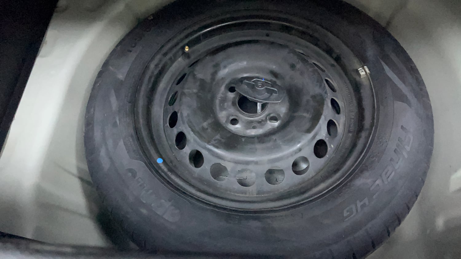 Used 2024 Toyota Glanza S AMT Petrol Automatic tyres SPARE TYRE VIEW