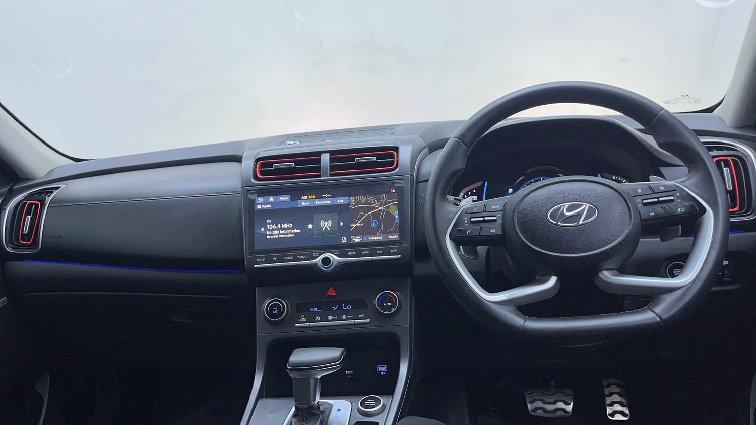 Used 2021 Hyundai Creta SX (O) 1.4 Turbo 7 DCT Petrol Automatic interior DASHBOARD VIEW