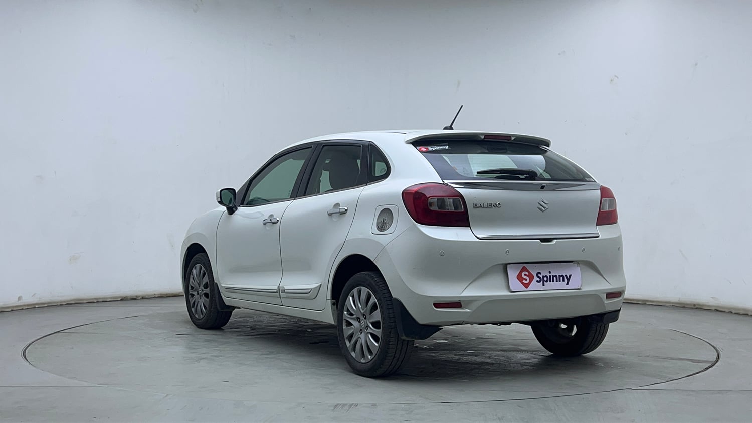 Used 2018 Maruti Suzuki Baleno Zeta 1.2 Petrol Manual exterior LEFT REAR CORNER VIEW