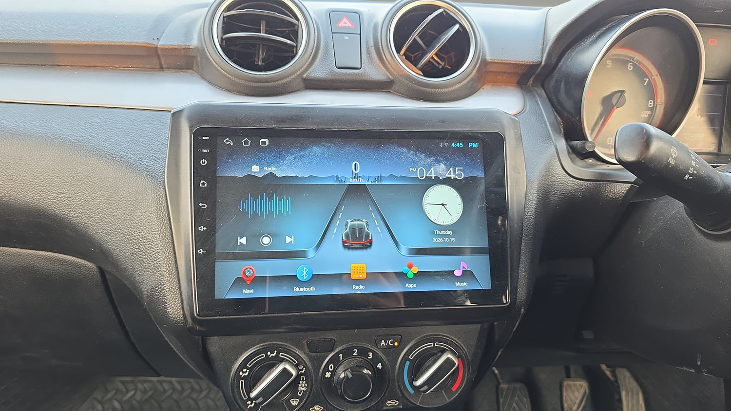 Used 2021 Maruti Suzuki Swift VXi Petrol Manual interior MUSIC SYSTEM & AC CONTROL VIEW