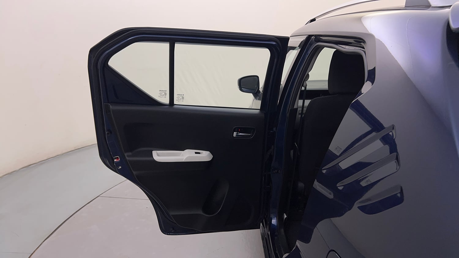 Used 2023 Maruti Suzuki Ignis Zeta 1.2 AMT Petrol Automatic interior LEFT REAR DOOR OPEN VIEW