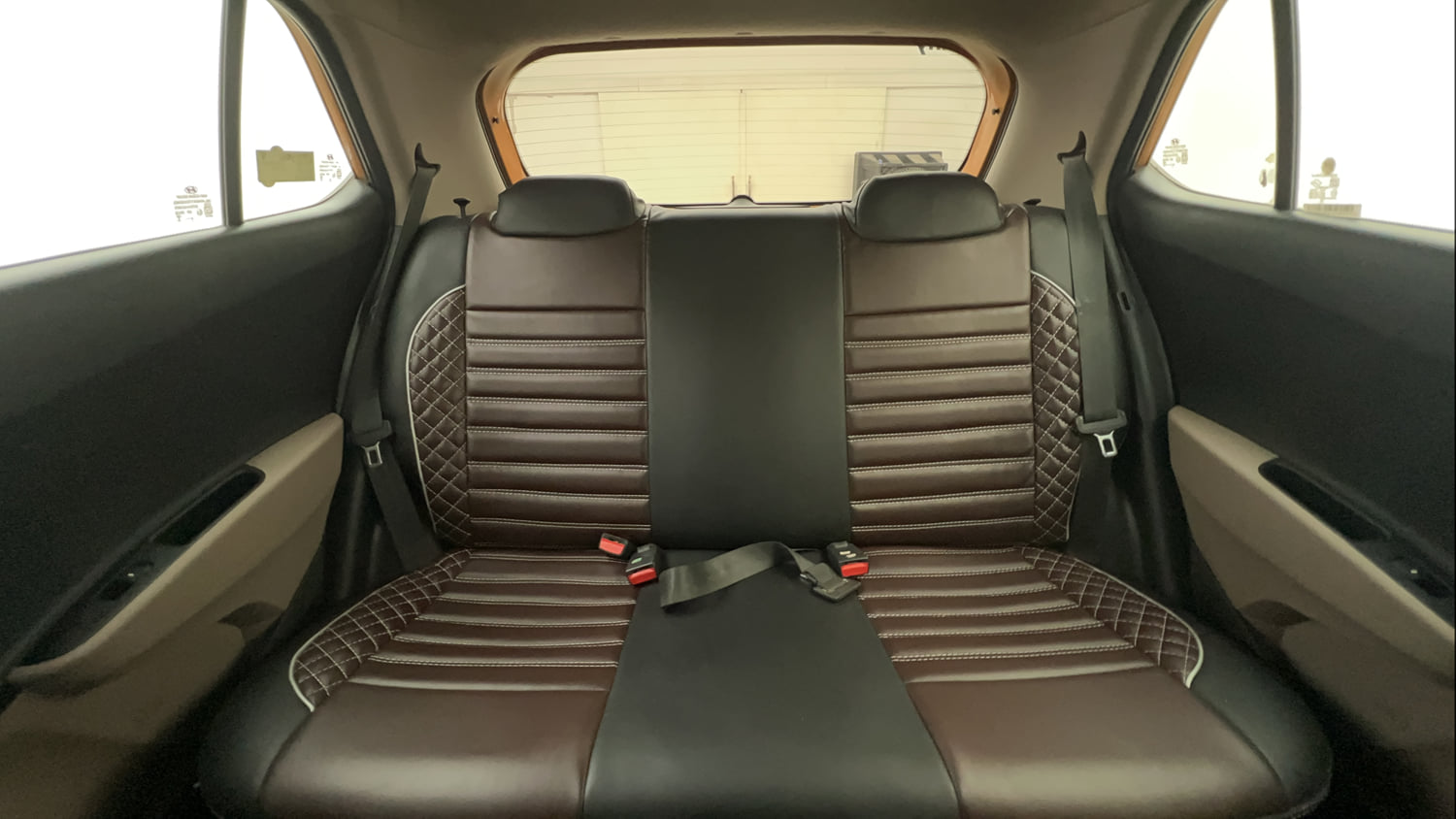 Used 2015 Hyundai Grand i10 Sportz 1.2 Kappa VTVT Petrol Manual interior REAR SEAT CONDITION VIEW
