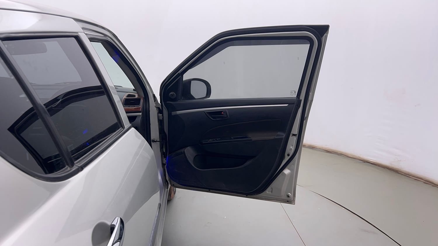 Used 2017 Maruti Suzuki Swift Lxi (O) Petrol Manual interior RIGHT FRONT DOOR OPEN VIEW