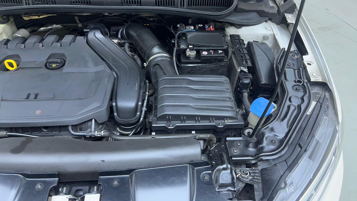 Used 2022 Volkswagen Virtus GT Plus 1.5 TSI EVO DSG Petrol Automatic engine ENGINE LEFT SIDE VIEW