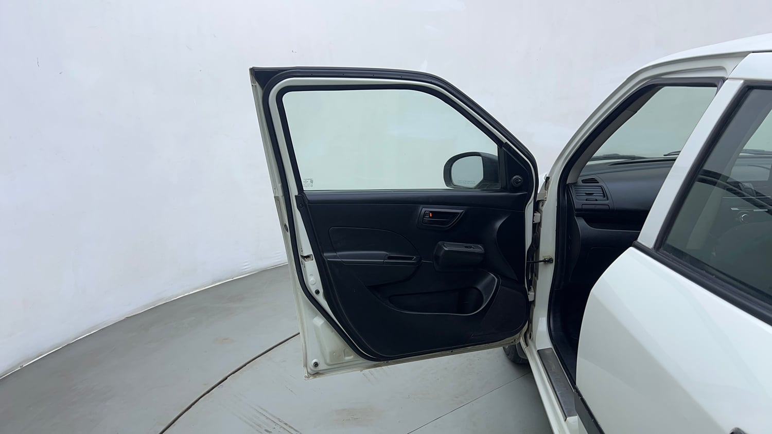 Used 2013 Maruti Suzuki Swift LXi Petrol Manual interior LEFT FRONT DOOR OPEN VIEW