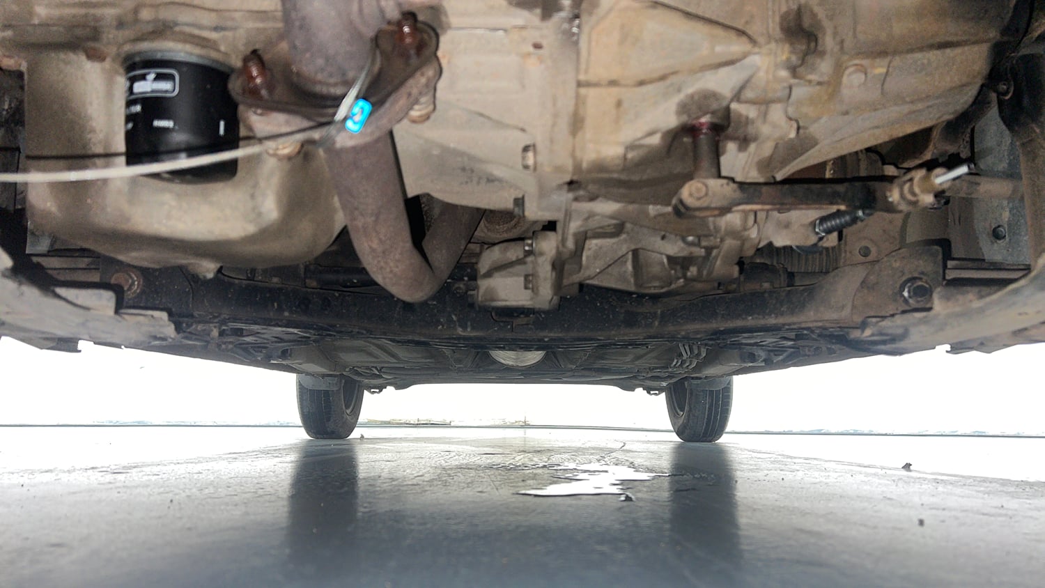 Used 2018 Maruti Suzuki Dzire VXi Petrol Manual extra FRONT LEFT UNDERBODY VIEW
