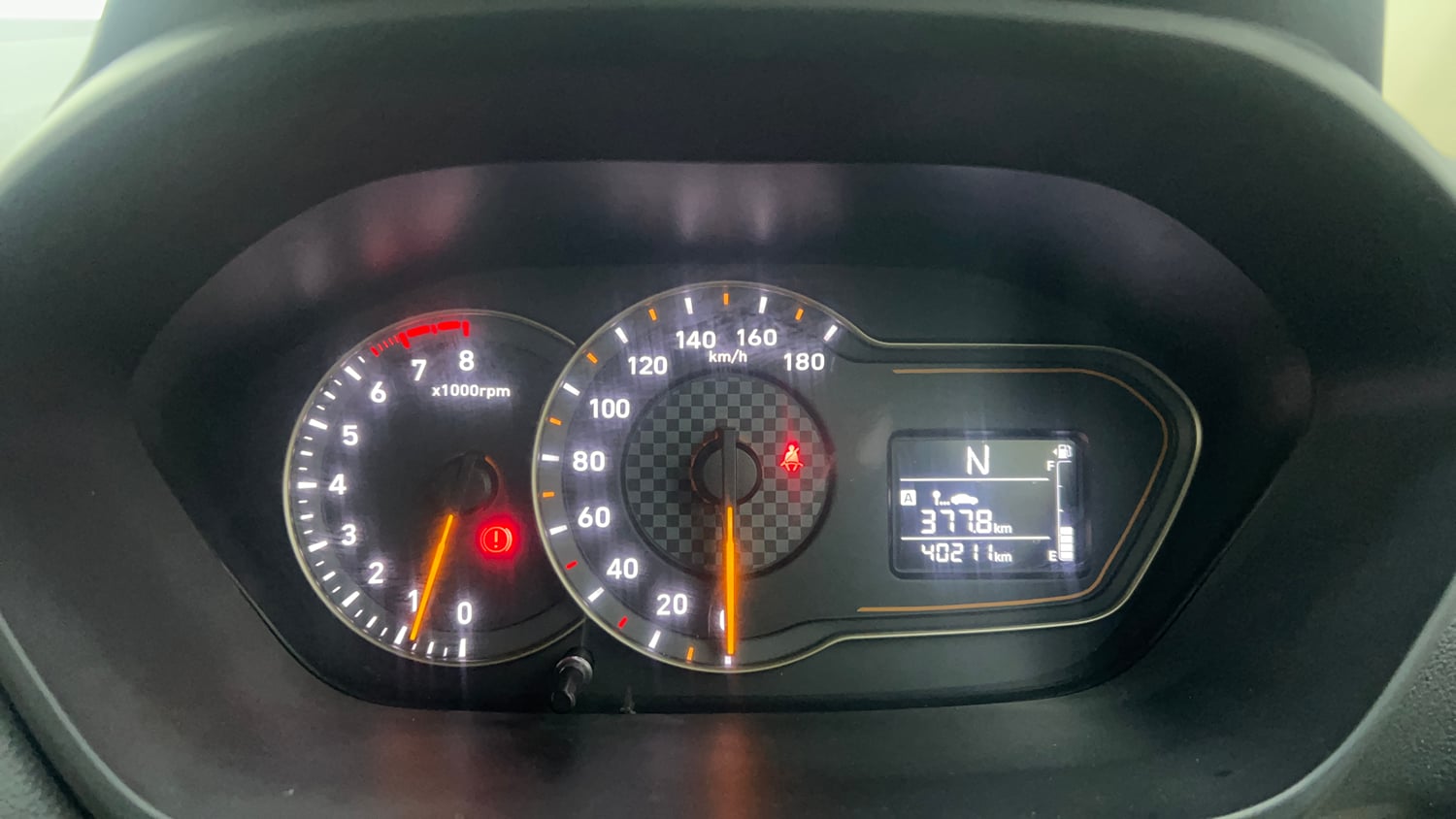 Used 2019 Hyundai Santro Sportz AMT Petrol Automatic interior CLUSTERMETER VIEW