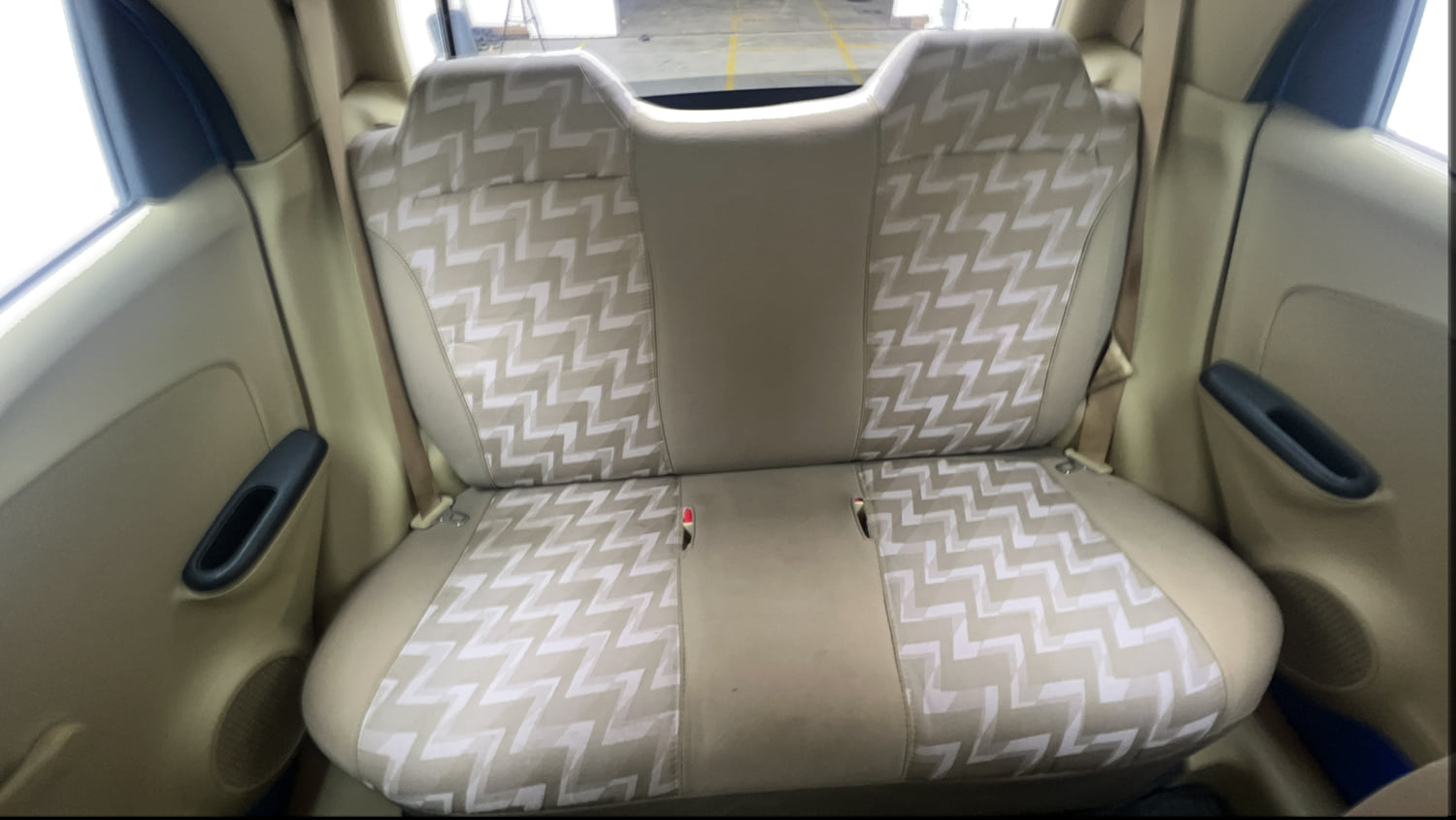 Used 2014 Honda Brio EX MT Petrol Manual interior REAR SEAT CONDITION VIEW