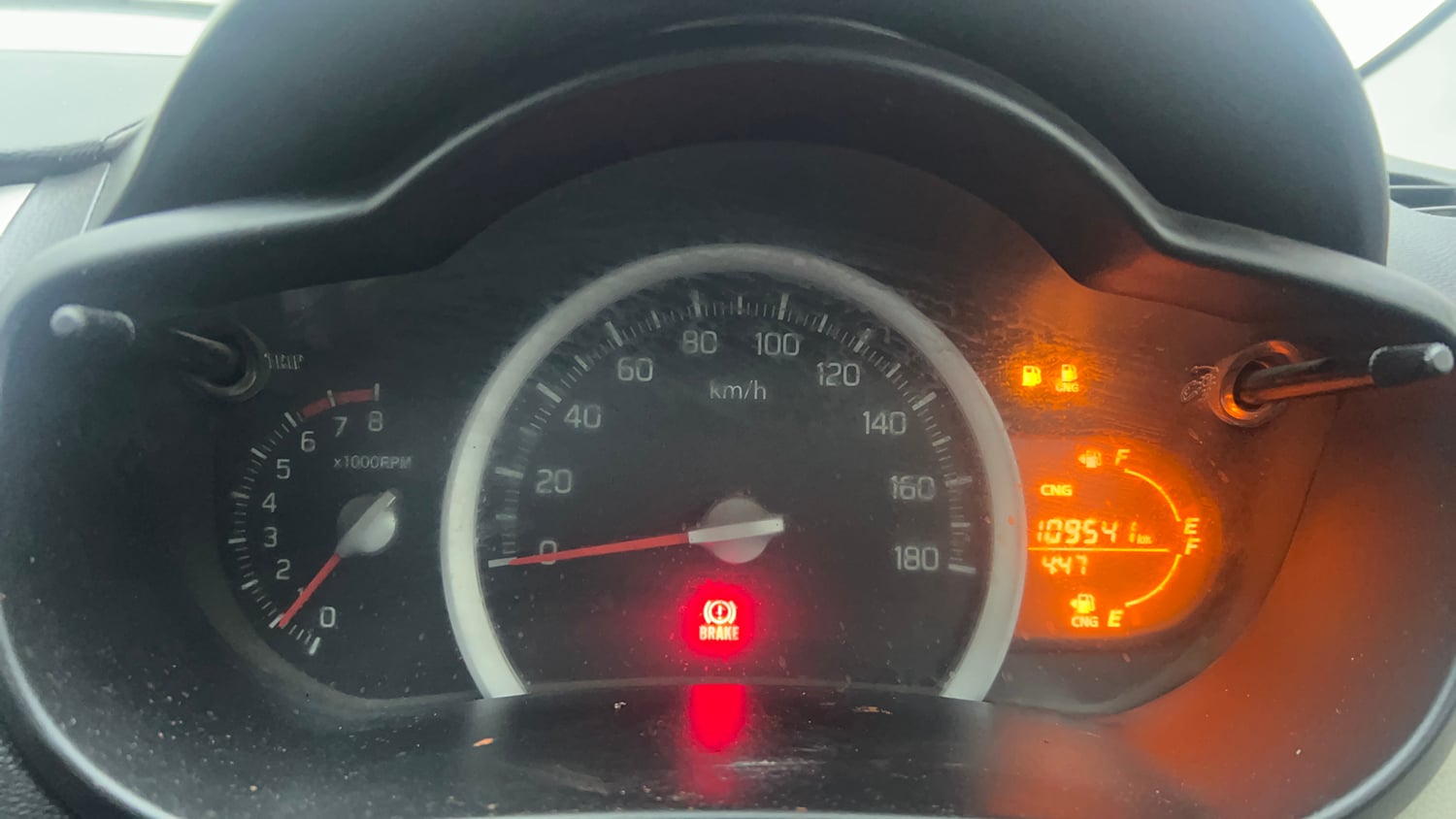 Used 2016 Maruti Suzuki Celerio VXi CNG Cng Manual interior CLUSTERMETER VIEW