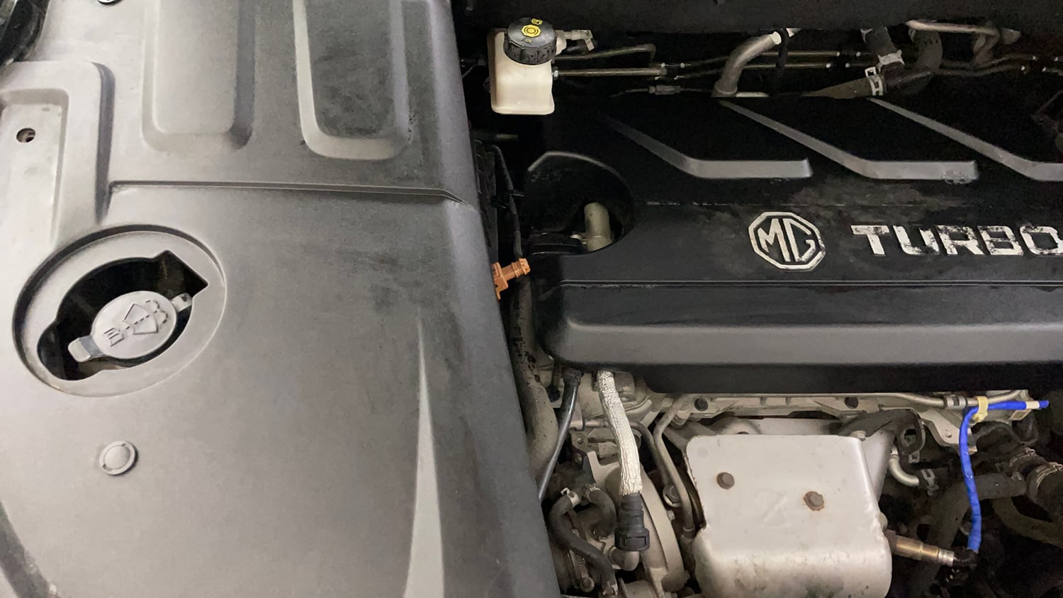 Used 2021 MG Motors Hector Sharp 1.5 Petrol CVT Petrol Automatic engine ENGINE RIGHT SIDE VIEW