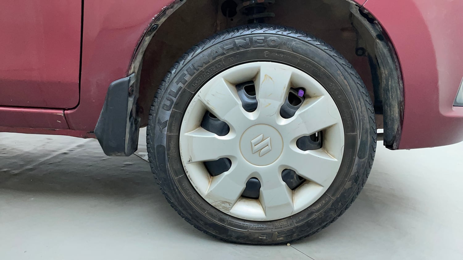 Used 2017 maruti-suzuki Alto K10 VXi (O) AMT Petrol Automatic tyres RIGHT FRONT TYRE RIM VIEW