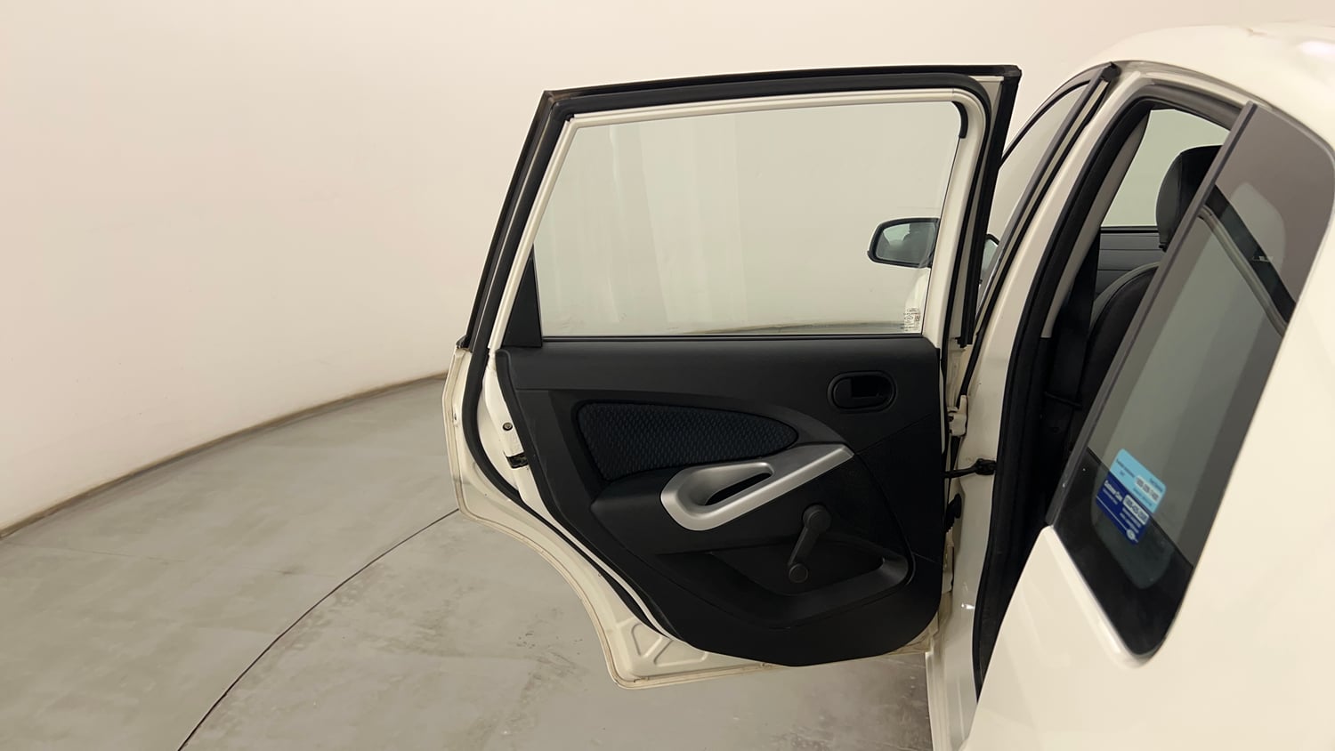 Used 2014 Ford Figo Duratec Petrol Titanium 1.2 Petrol Manual interior LEFT REAR DOOR OPEN VIEW