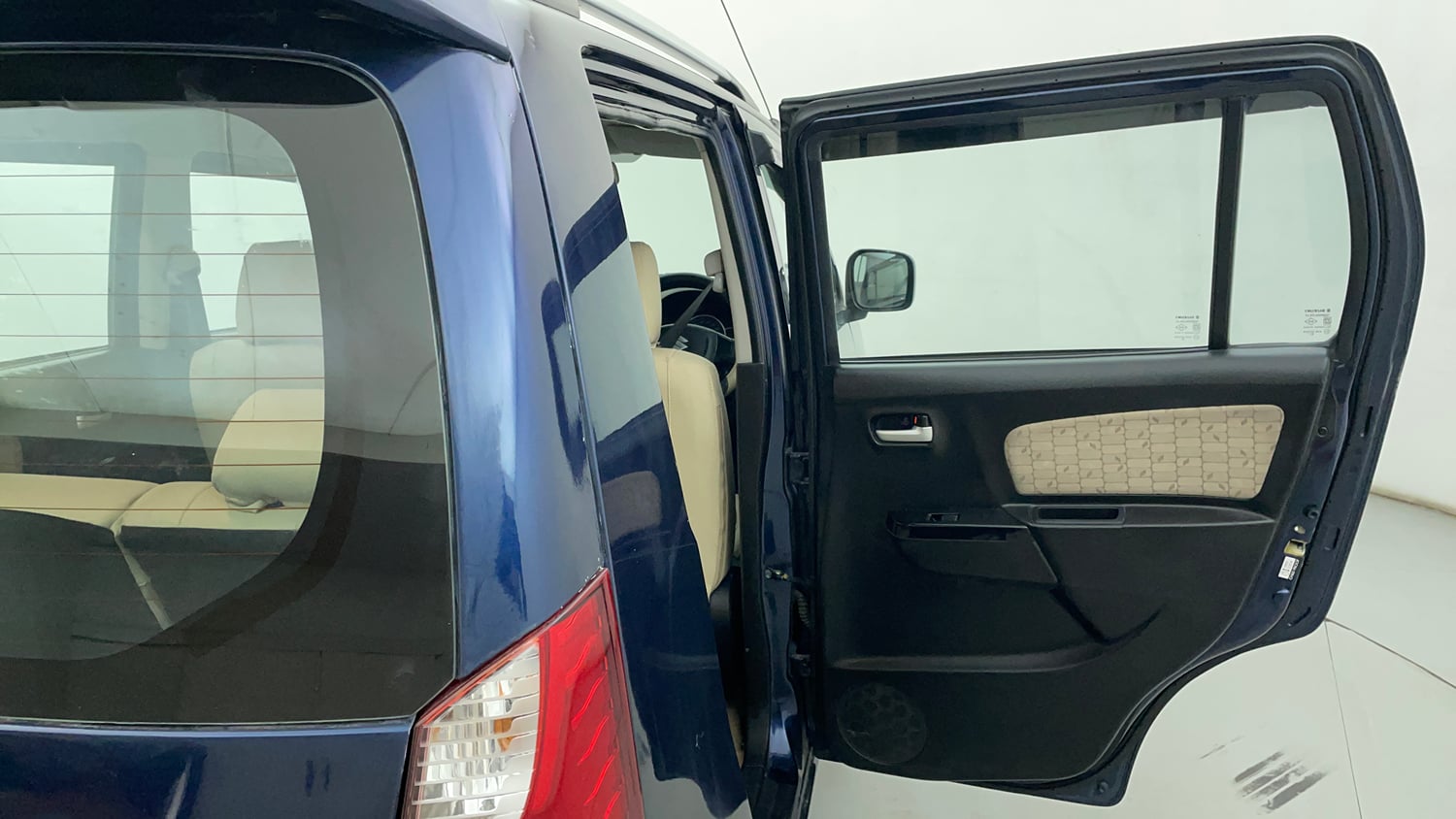 Used 2019 Maruti Suzuki Wagon R VXI Petrol Manual interior RIGHT REAR DOOR OPEN VIEW