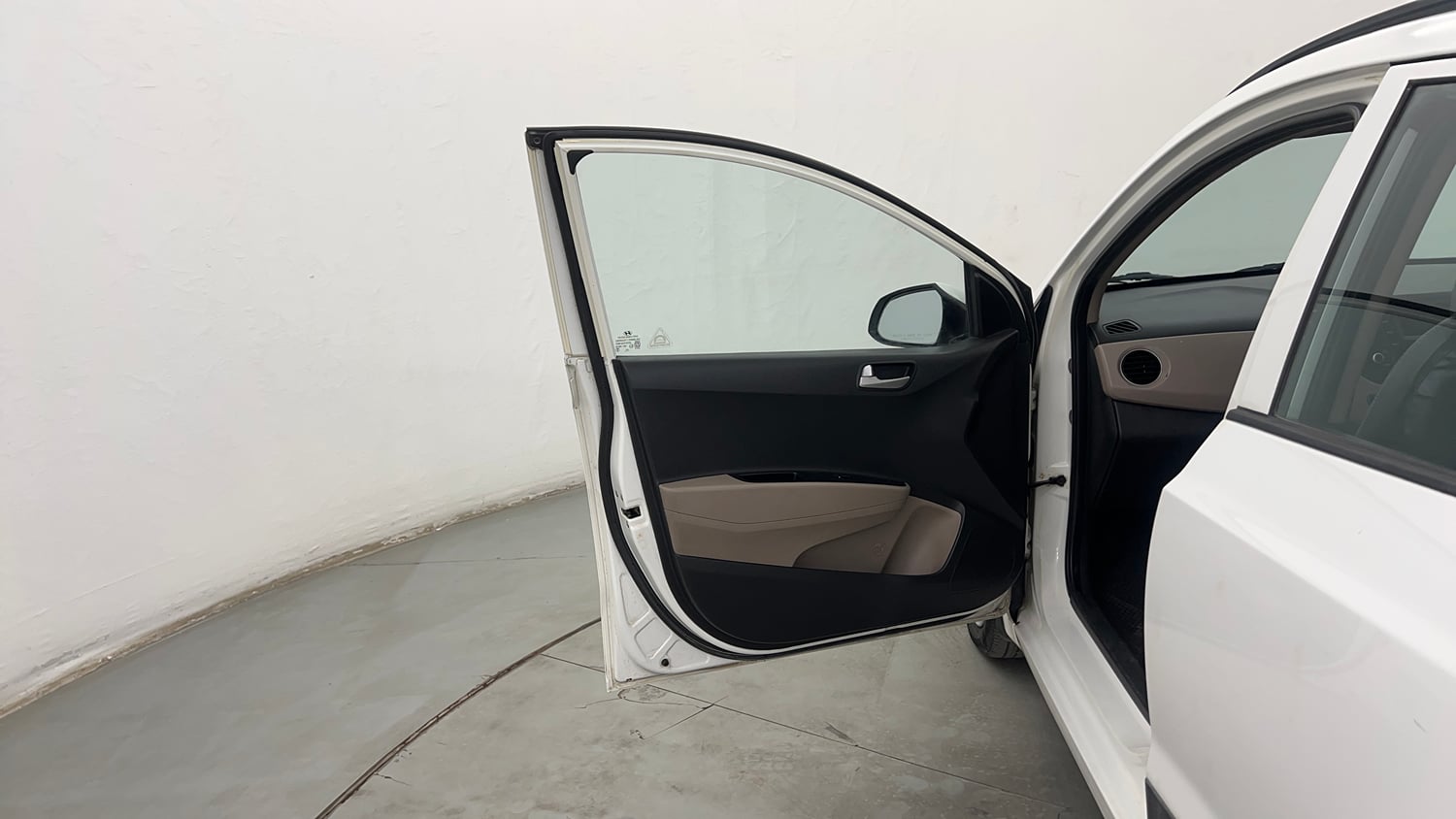 Used 2014 Hyundai Grand i10 Asta AT 1.2 Kappa VTVT Petrol Automatic interior LEFT FRONT DOOR OPEN VIEW