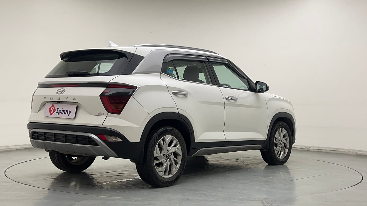 Used 2022 Hyundai Creta SX 1.5 Petrol Executive Petrol Manual exterior RIGHT REAR CORNER VIEW