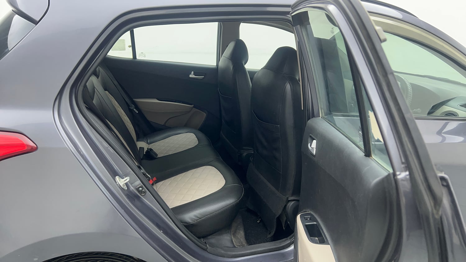 Used 2017 Hyundai Grand i10 Sportz 1.2 Kappa VTVT Petrol Manual interior RIGHT SIDE REAR DOOR CABIN VIEW