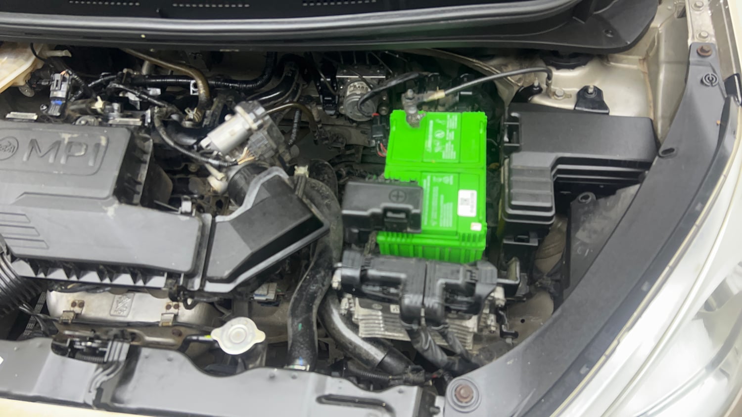 Used 2019 Hyundai Santro Sportz AMT Petrol Automatic engine ENGINE LEFT SIDE VIEW