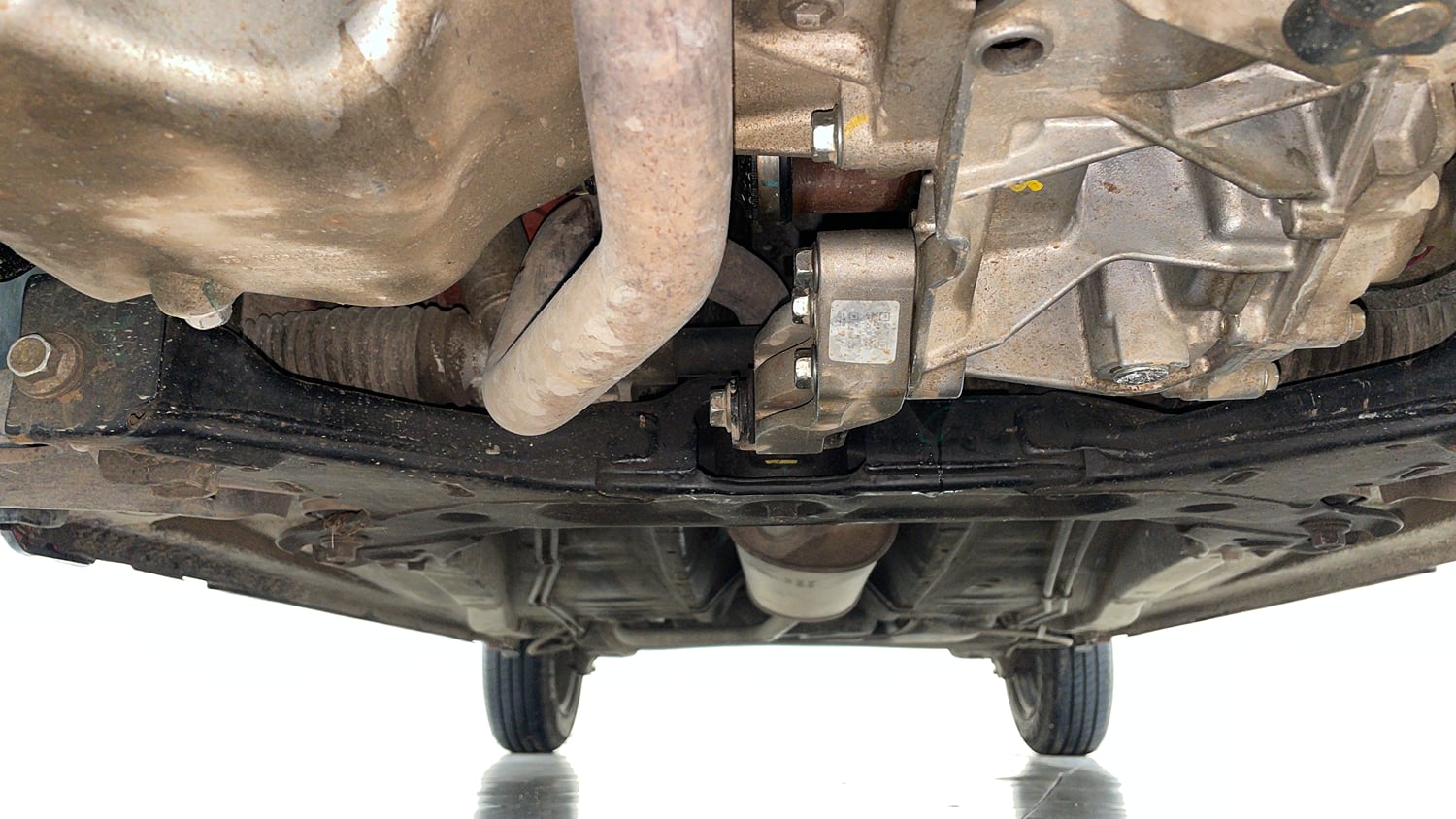 Used 2023 Maruti Suzuki S-Presso Vxi Plus Petrol Manual extra FRONT LEFT UNDERBODY VIEW