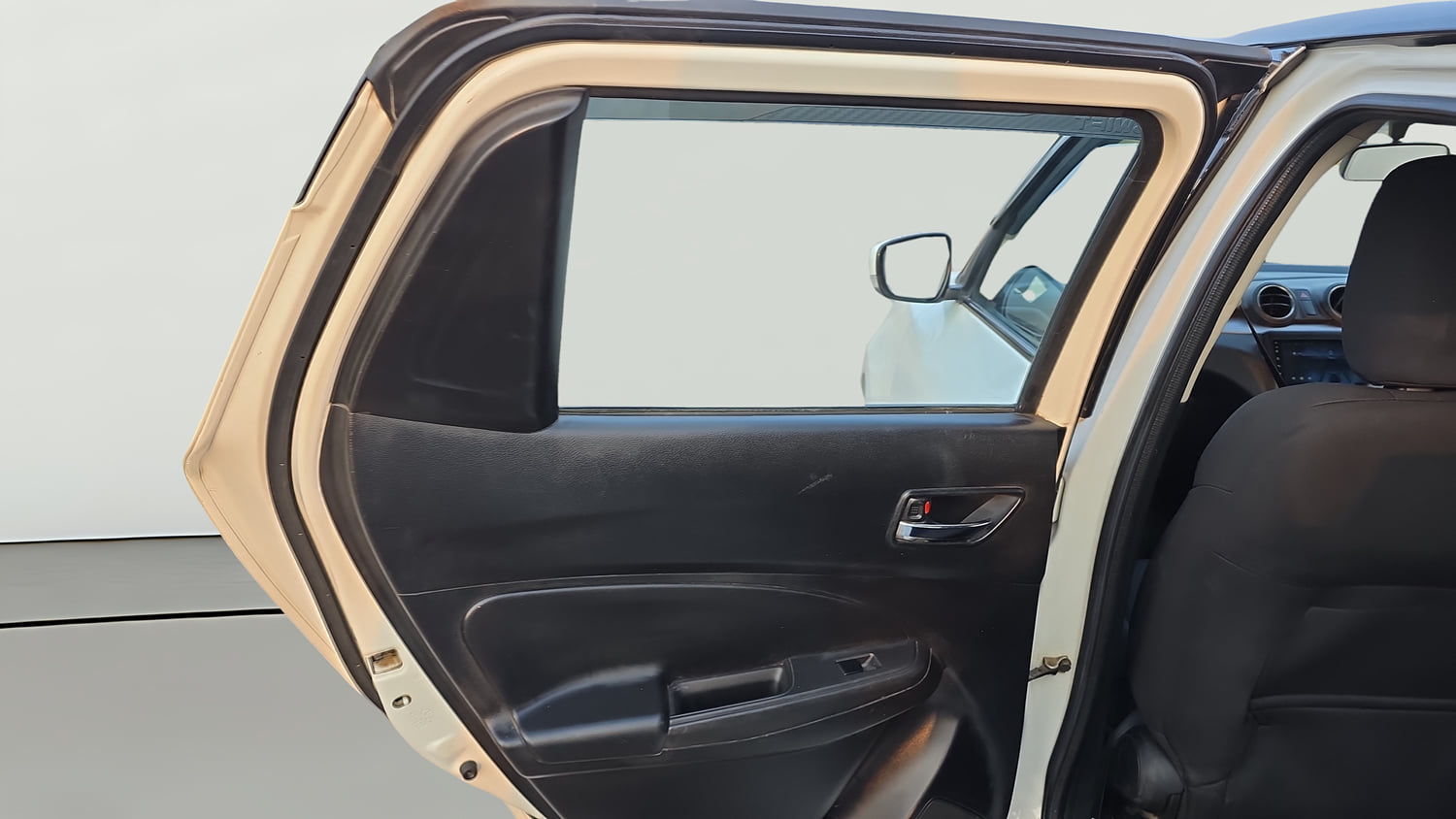 Used 2021 Maruti Suzuki Swift VXi Petrol Manual interior LEFT REAR DOOR OPEN VIEW