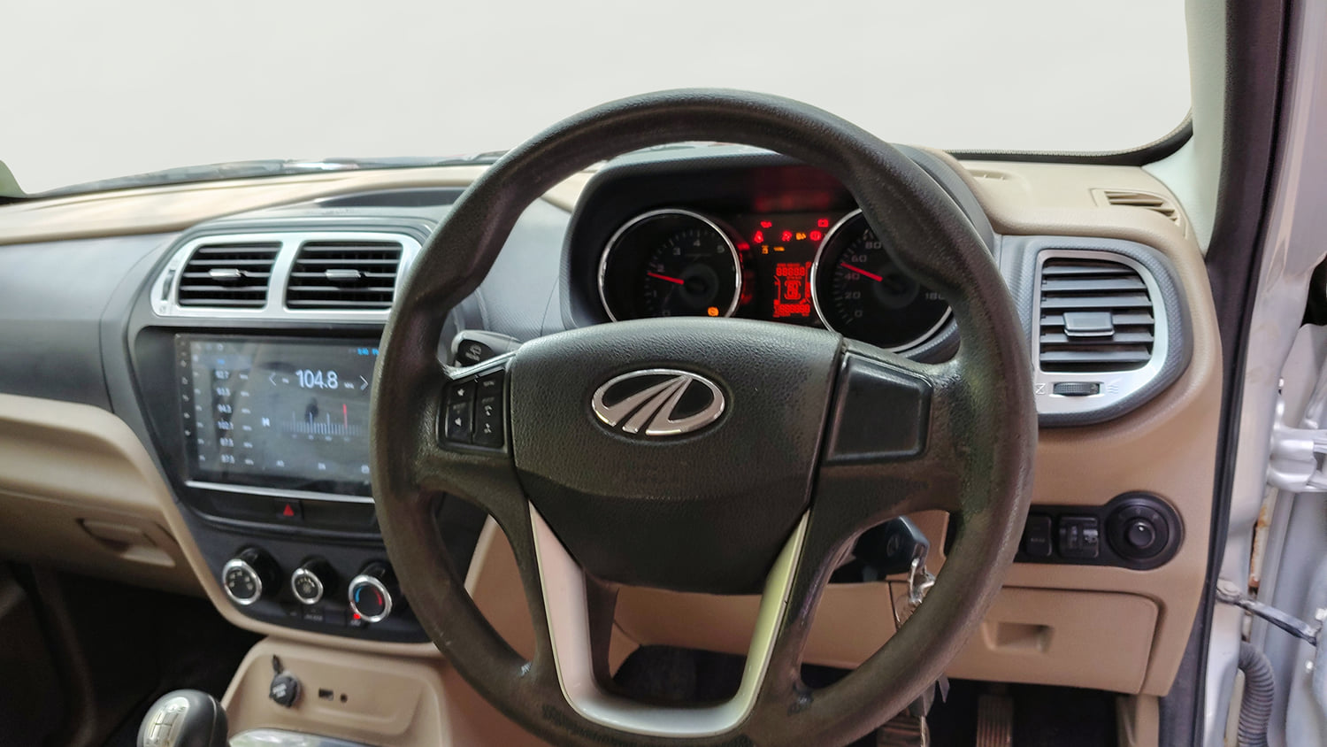 Used 2017 Mahindra TUV300 T8 mHAWK100 Diesel Manual interior STEERING VIEW
