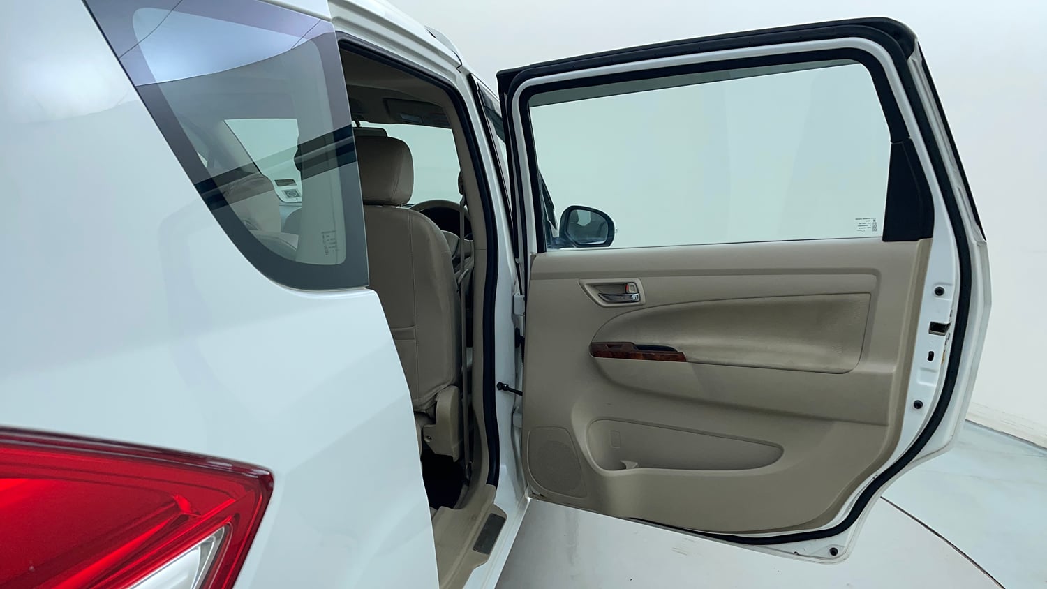 Used 2016 Maruti Suzuki Ertiga ZXI+ Petrol Manual interior RIGHT REAR DOOR OPEN VIEW