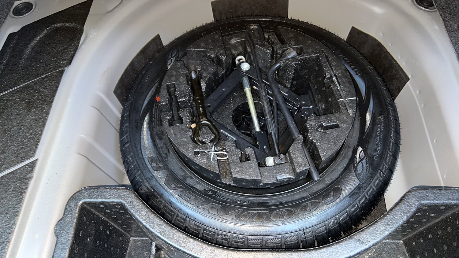 Used 2021 Skoda Rapid Style AT Petrol Automatic tyres SPARE TYRE VIEW