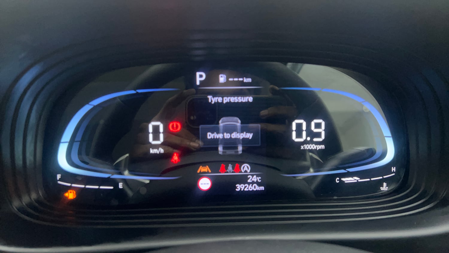 Used 2024 Hyundai Venue SX (O) 1.0 Turbo DCT Petrol Automatic interior CLUSTERMETER VIEW