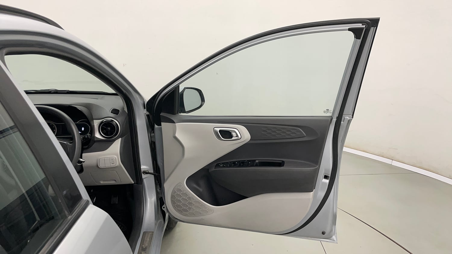 Used 2022 Hyundai Grand i10 Nios Sportz AMT 1.2 Kappa VTVT Petrol Automatic interior RIGHT FRONT DOOR OPEN VIEW