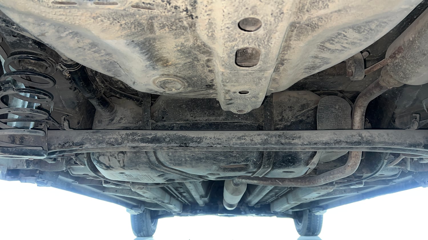 Used 2017 Maruti Suzuki Swift Dzire VXI Petrol Manual extra REAR UNDERBODY VIEW (TAKEN FROM REAR)