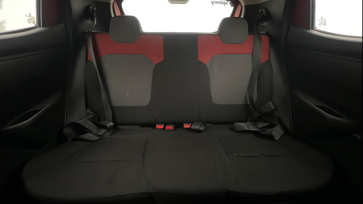 Used 2017 Renault Kwid 1.0 RXT Petrol Manual interior REAR SEAT CONDITION VIEW