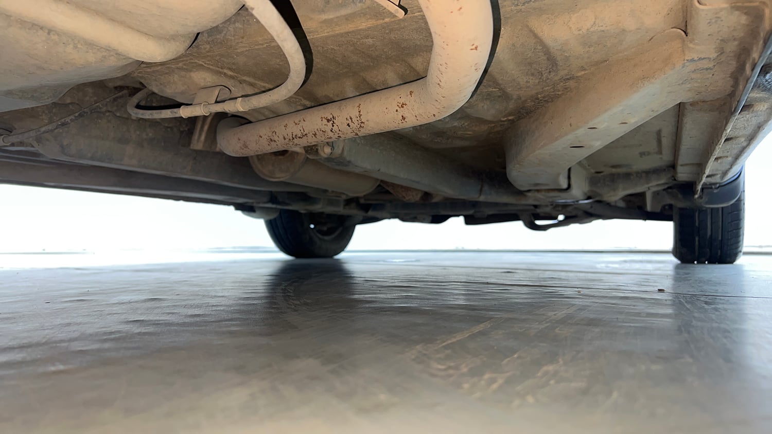 Used 2014 Honda Brio EX MT Petrol Manual extra REAR RIGHT UNDERBODY VIEW