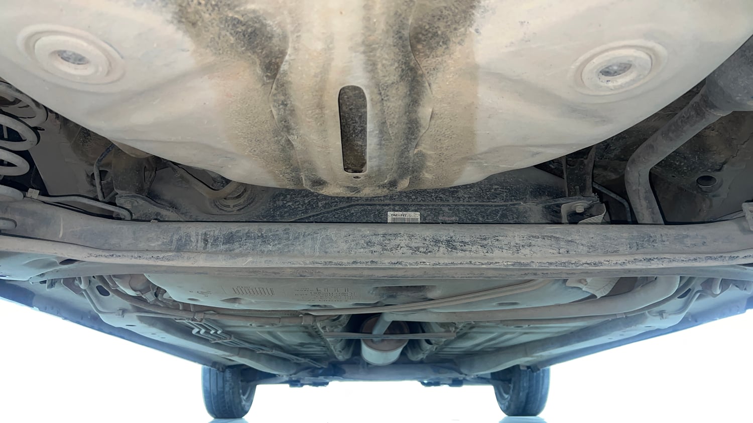 Used 2019 Maruti Suzuki Baleno Delta Petrol Manual extra REAR UNDERBODY VIEW (TAKEN FROM REAR)