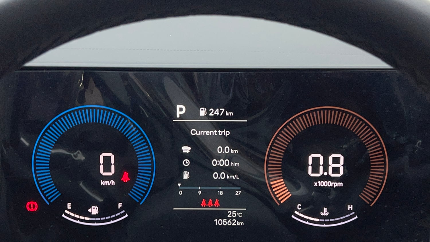 Used 2026 Hyundai Venue 1.0 Turbo Petrol DCT HX6 Petrol Automatic interior CLUSTERMETER VIEW