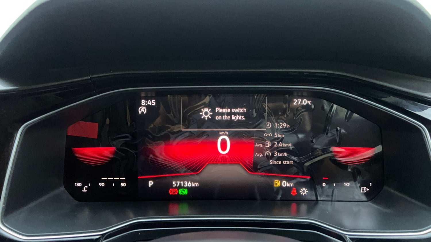 Used 2022 Volkswagen Virtus GT Plus 1.5 TSI EVO DSG Petrol Automatic interior CLUSTERMETER VIEW